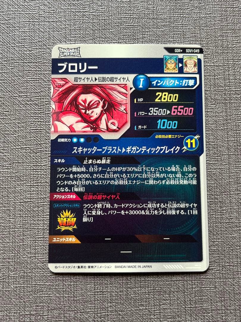 ブロリー GDRパラレル