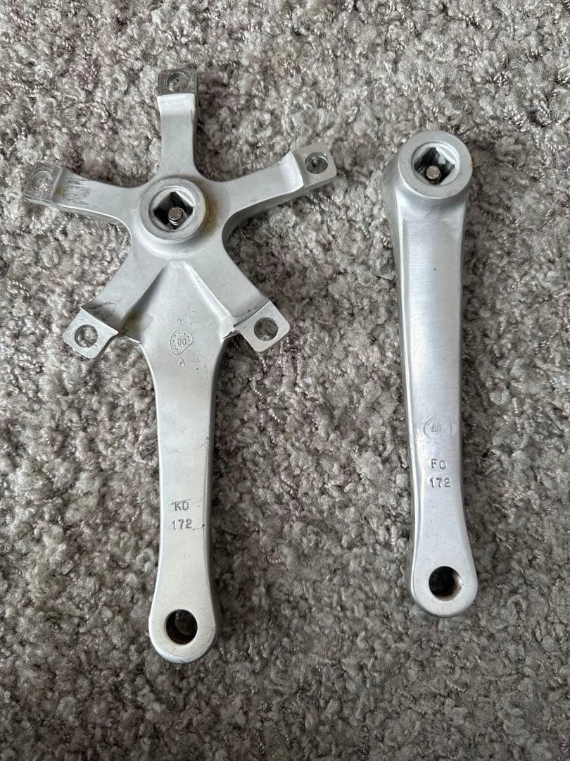 stronglight クランクアーム シルバー