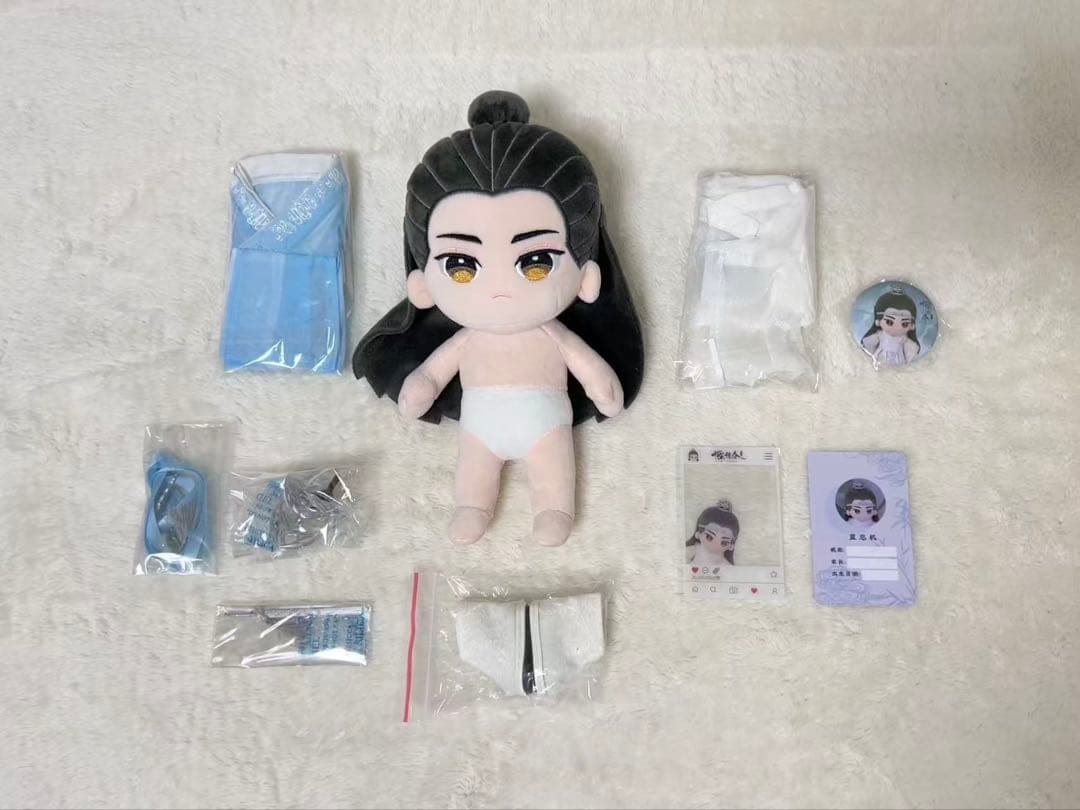 陳情令 公式 ぬいぐるみ 藍忘機 魏無羨 minidoll典藏特典版
