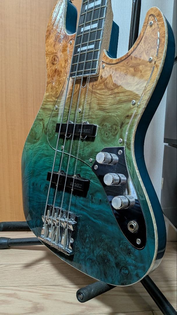 ベース Bacchus Craft WL4BM-ALD/BLU-GRD-MH