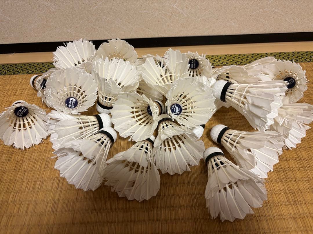 バドミントンシャトル 筒付き【中古】120個 ⓮