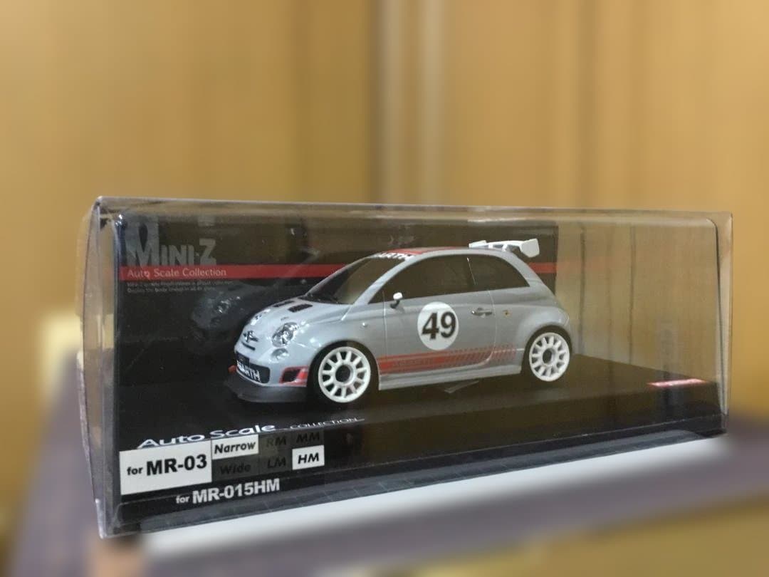 ミニッツＡＳＣ　アバルト500アセットコルセ（グレー）新品