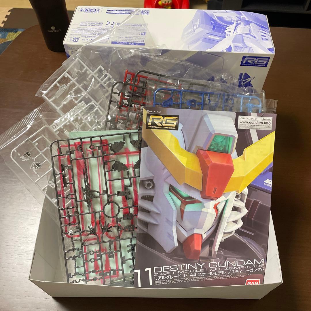 ガンダム プラモデル DESTINY GUNDAM 光の翼 BANDAI