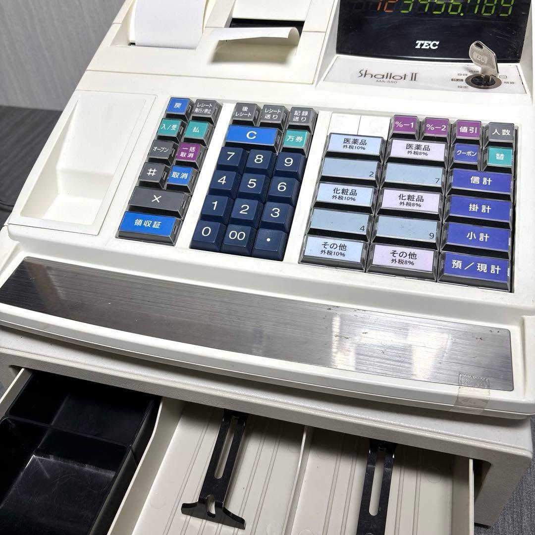 TEC テック 電子レジスター MA-550 Shallot Il ジャンク品
