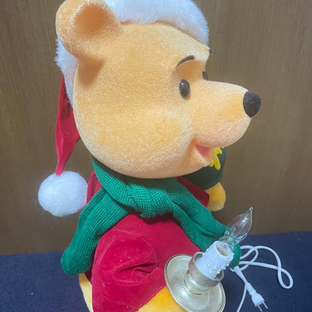 くまのプーさん ダンシング ライト 動作品 サンタ クリスマス ドール プーさん
