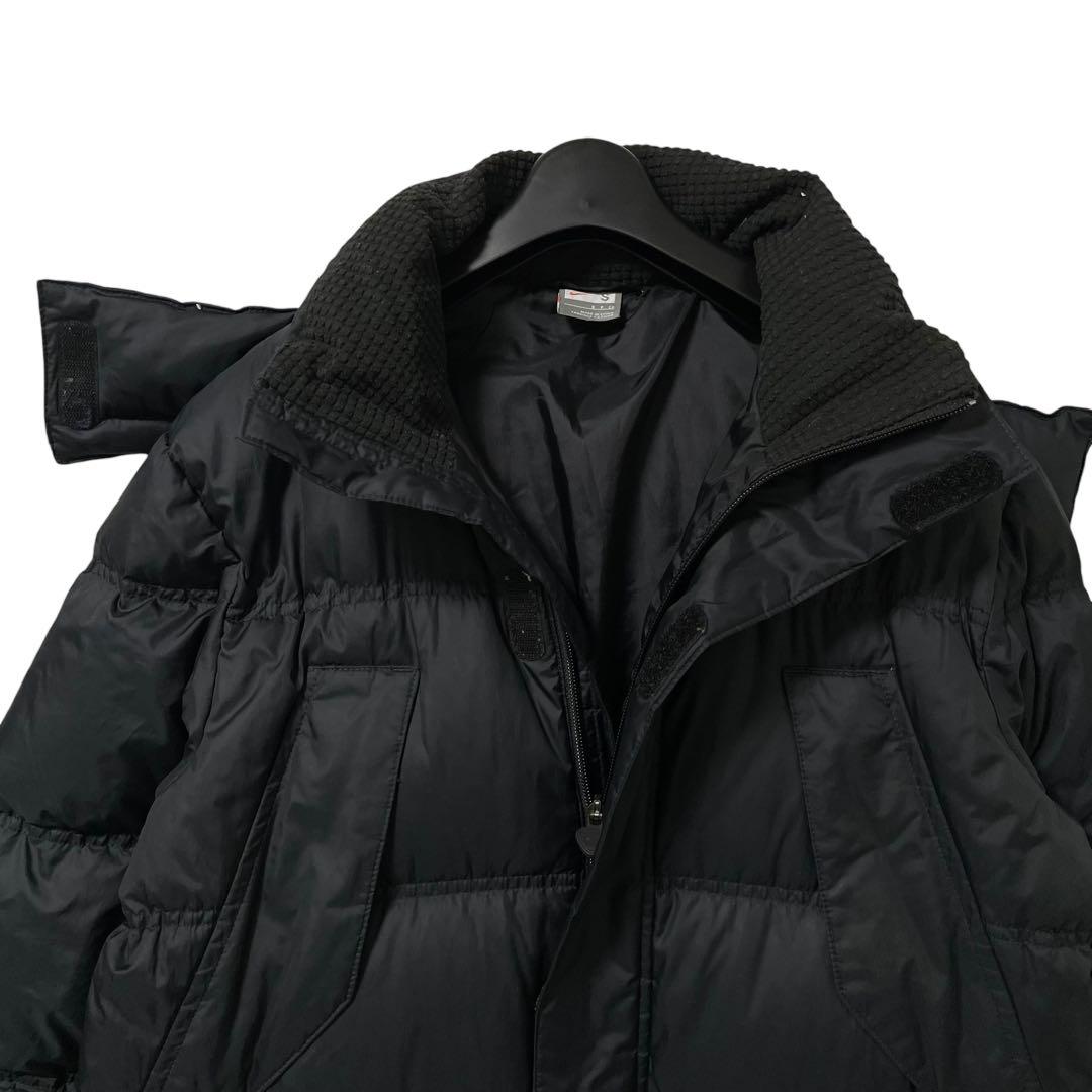 NIKE /ナイキ メンズ ダウン ベンチコート 黒 S a528