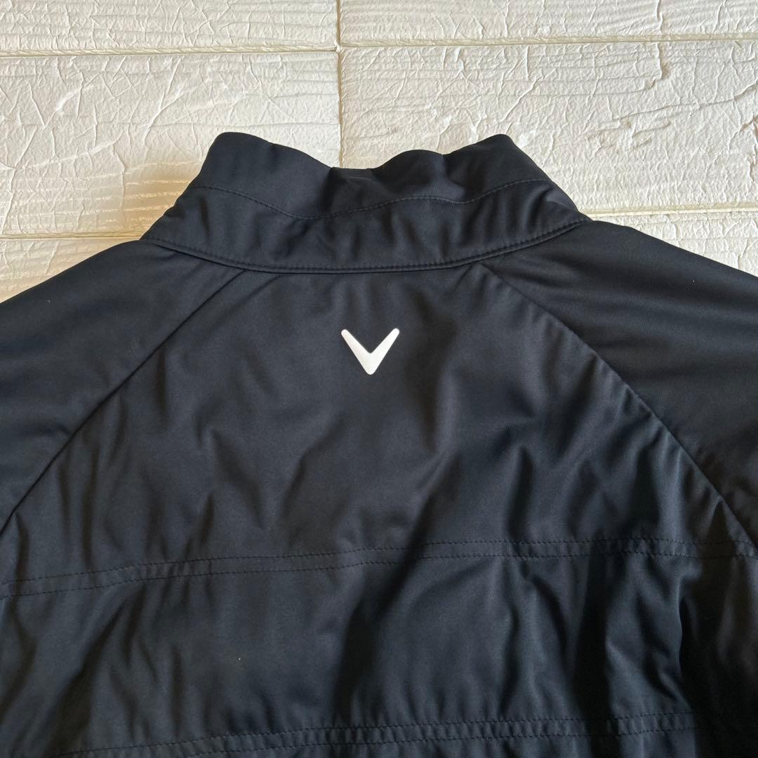 美品 Callaway ブラック 中綿 2way ジャケット 軽量 ダブルジップ