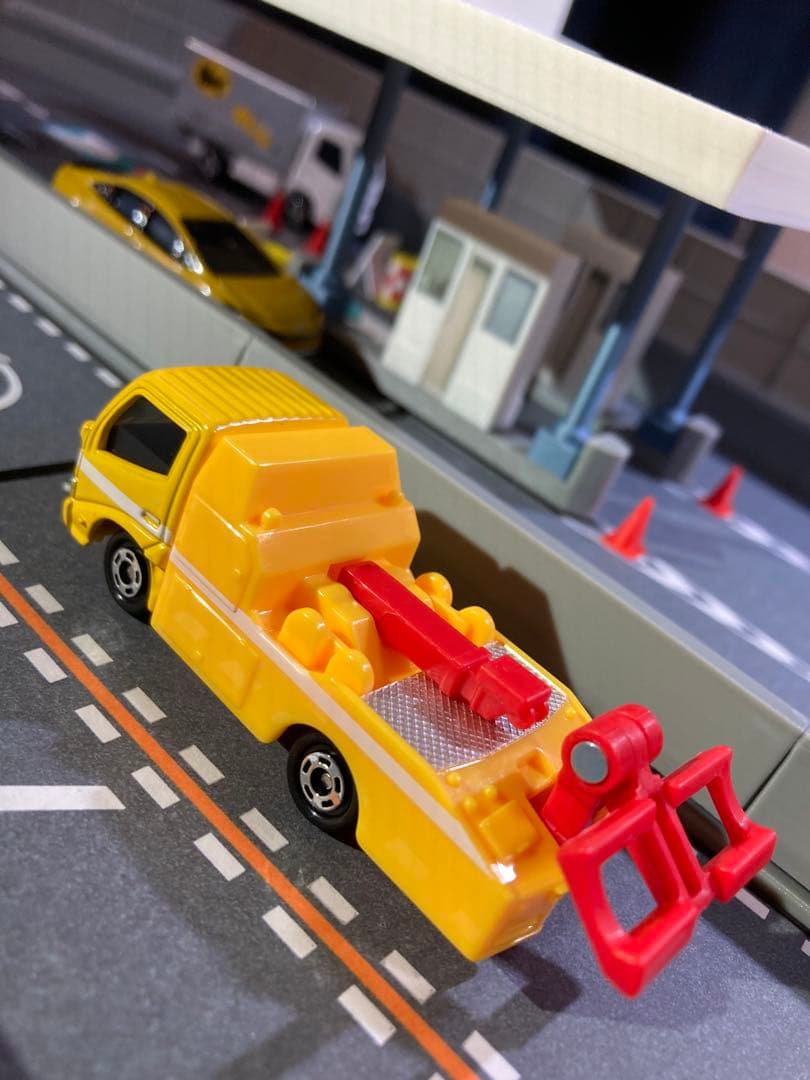 ミニカージオラマ 1:64 高速道路 料金所セット
