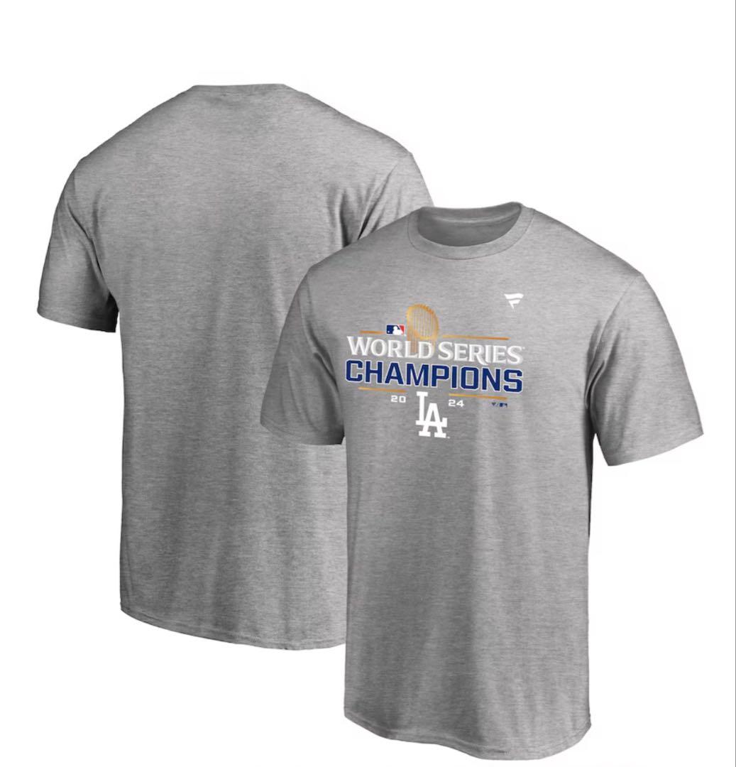 【正規品】ドジャース 2024 2025優勝記念 着用Tシャツ 4枚セット　Ｌ