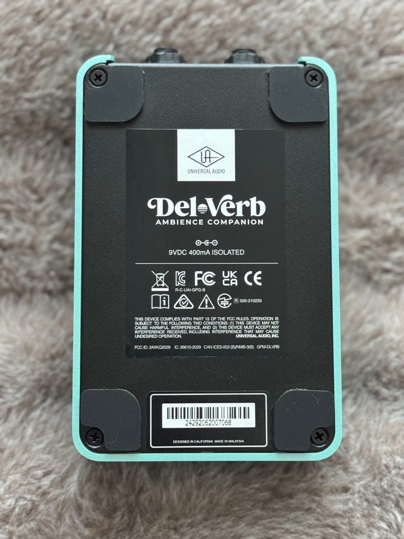 ギター UAFX Del-Verb Ambience Companion