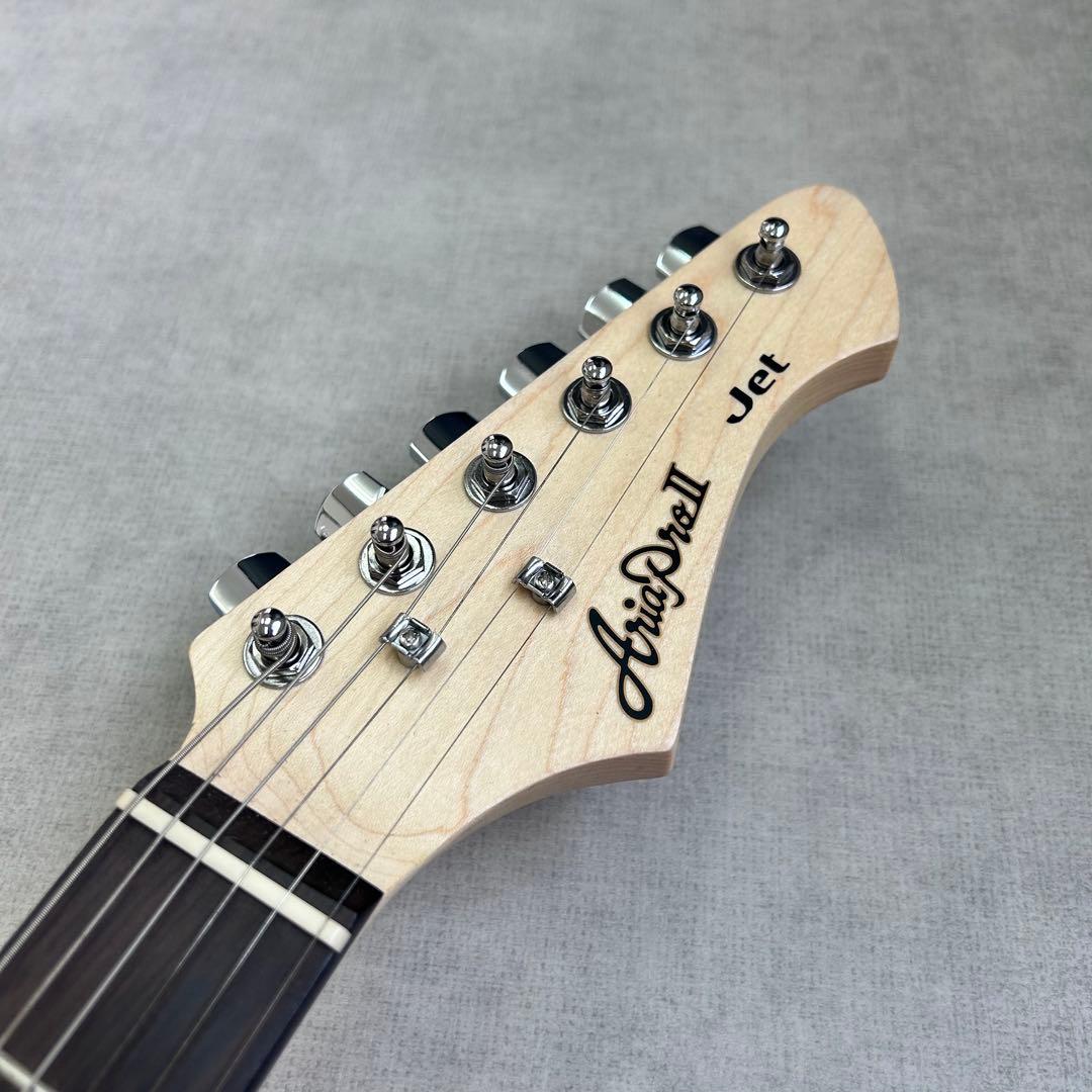 (k30)Aria Pro Ⅱ Jet エレキギター アリア 弦楽器 ケース付