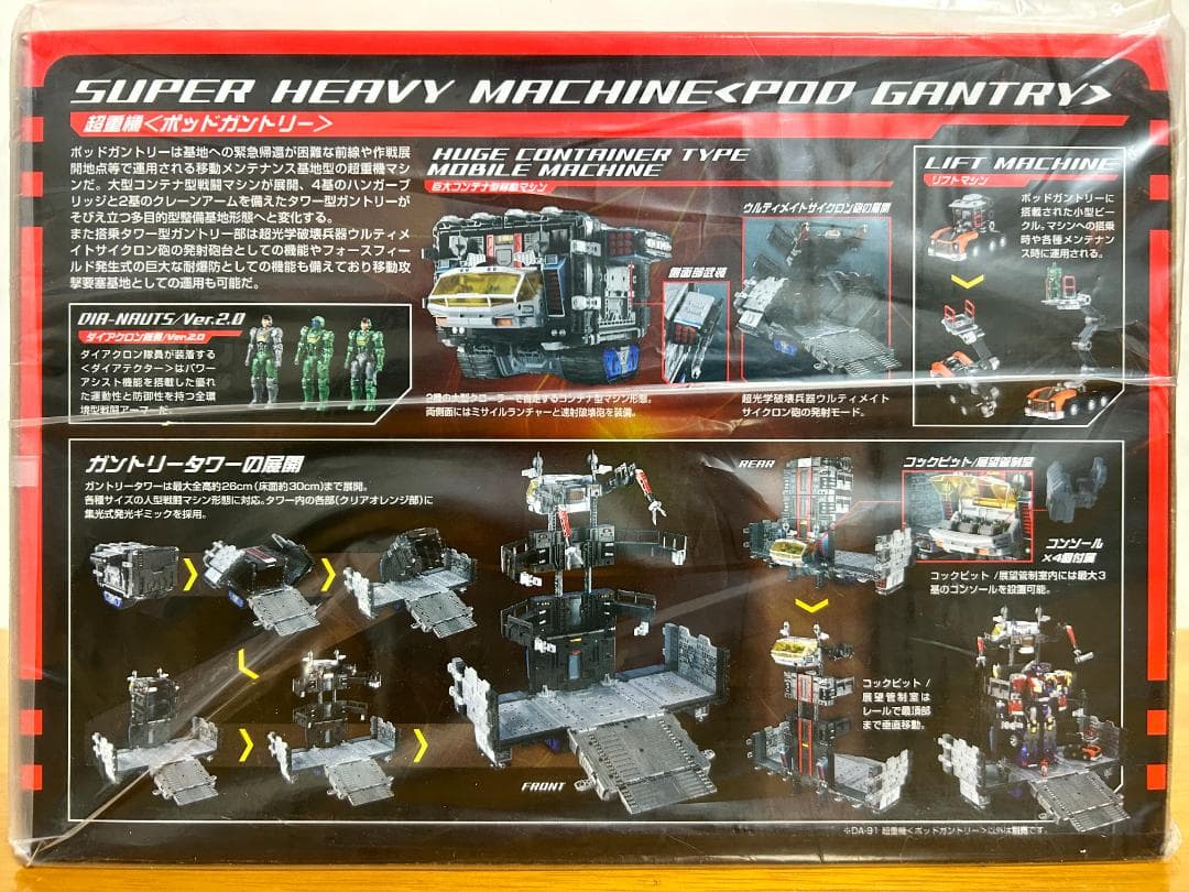 新品未開封 ダイアクロン DA-91 超重機 ポッドガントリー