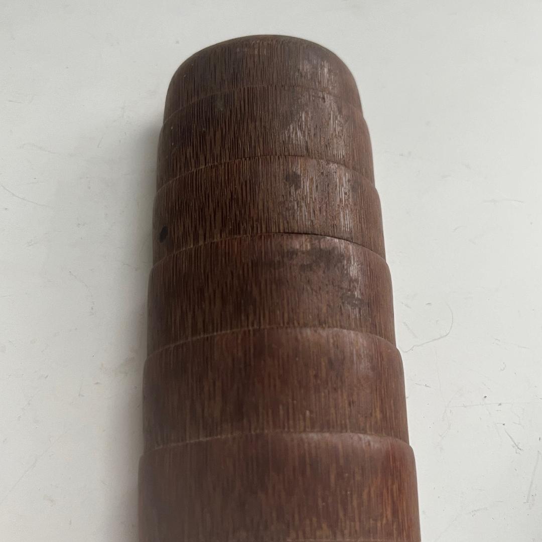 初荷 竹茶合 彫刻 煎茶道具 SN40