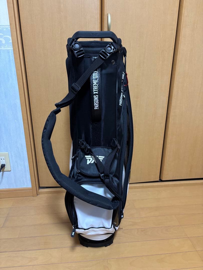 PXG キャディバッグ ブラック・ホワイト
