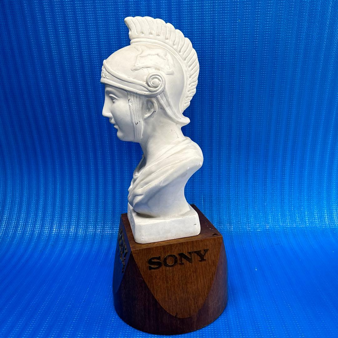 稀少昭和レトロ・販促品 日立ステレオ 騎士像 / SONY マイクロテレビ 台座