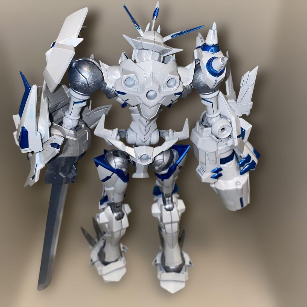 【塗装済】バンダイ　オメガモンX抗体　プラモデル　完成品　ジャンク
