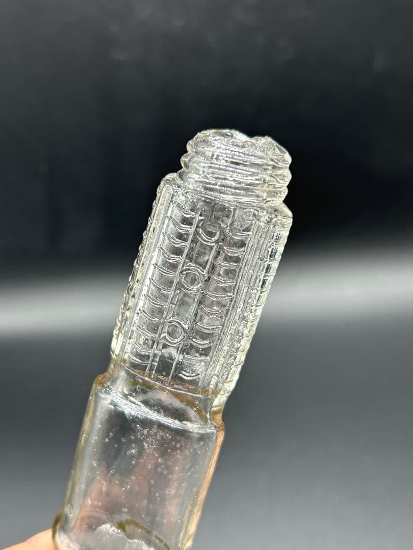 大型　刀型　金平糖瓶　レトロ瓶　ガラス