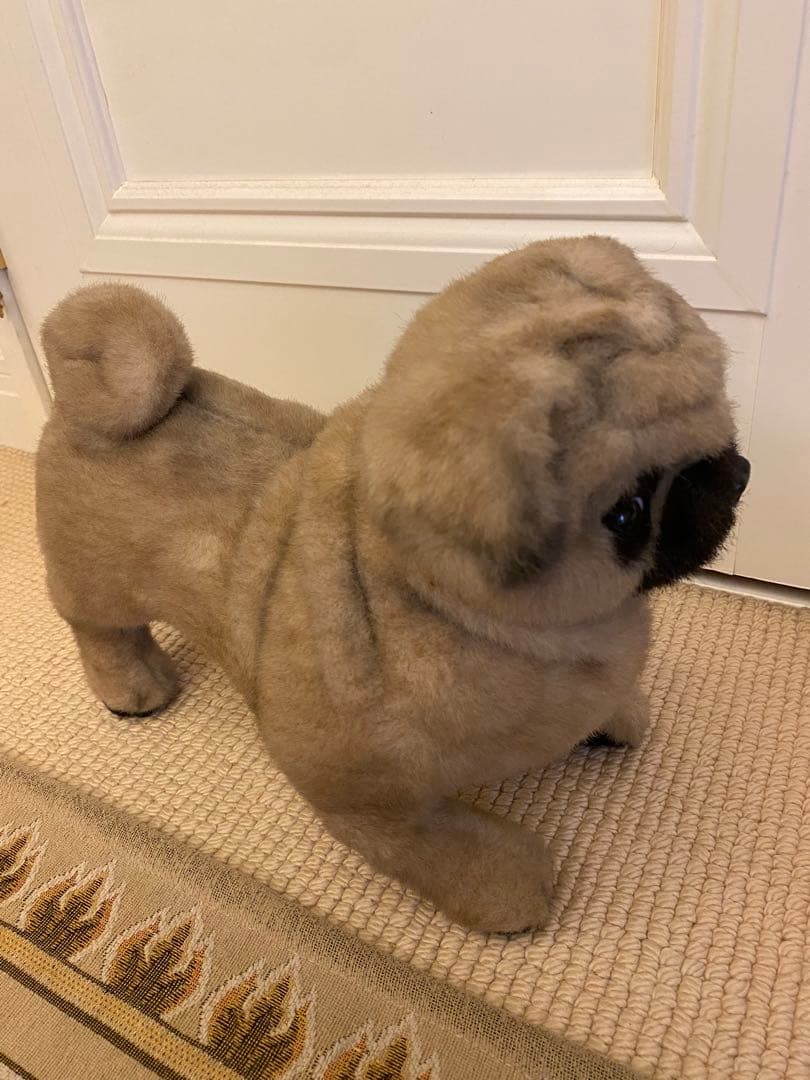 昭和レトロ　オリエンタルトーイ　パグ　ぬいぐるみ