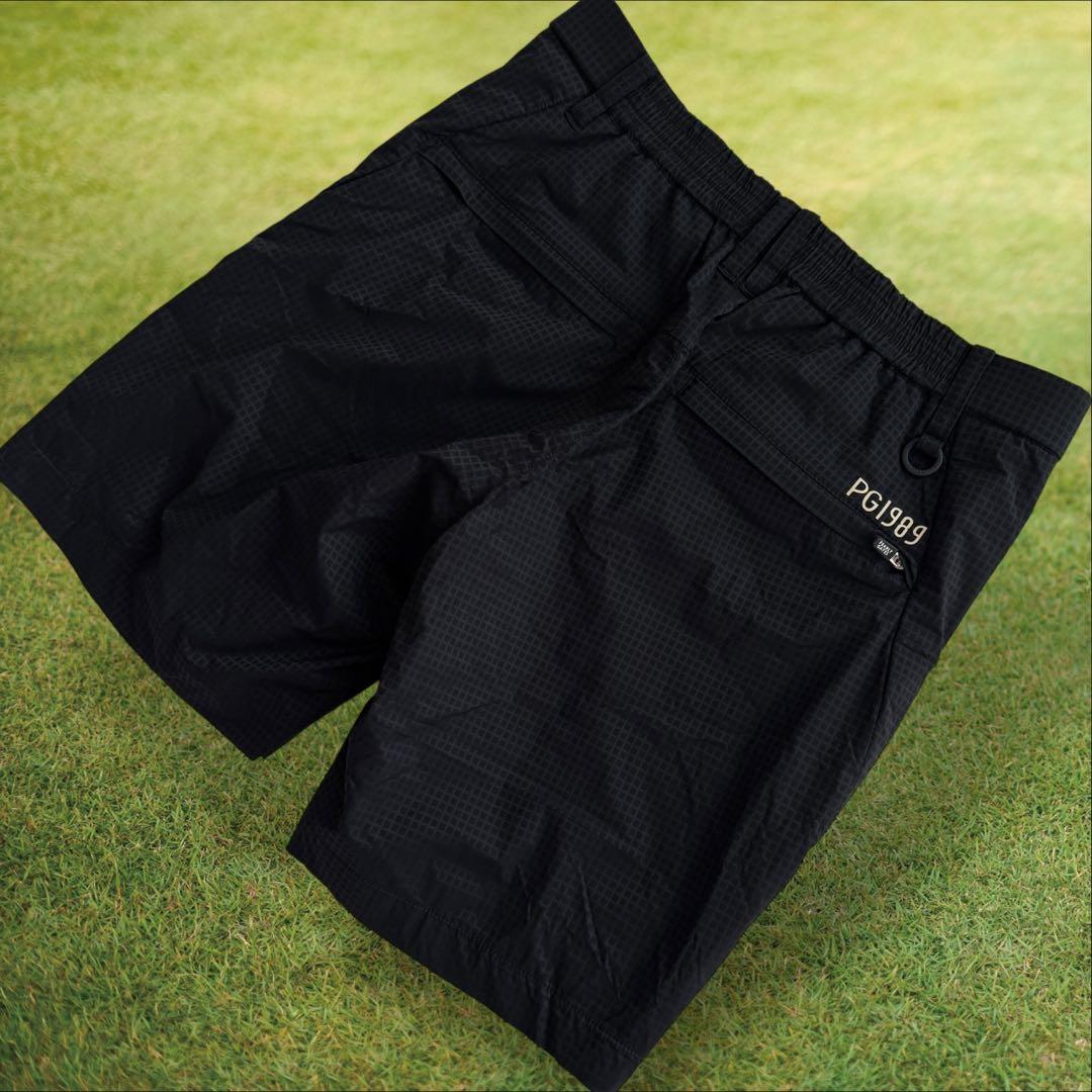 現行モデル　パーリーゲイツ　ハーフパンツ　短パン　紺　濃紺　ネイビー　3 S〜M