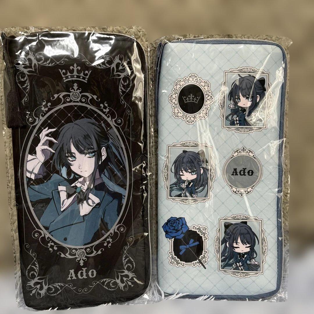 【ラウンドワン限定】Ado　フィギュア＆ペンライトケース＆ダイカットステッカー