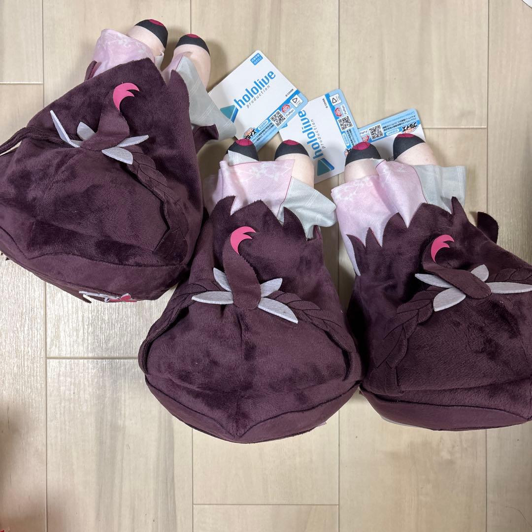 ホロライブプロダクション　寝そべりぬいぐるみ　AZuki　3点セット