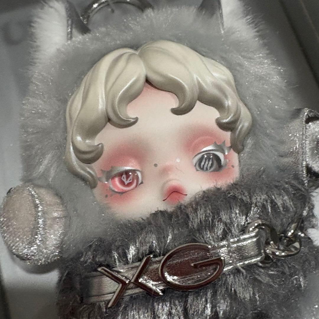 新品未開封！確実正規品！SKULLPANDA×XGぬいぐるみペンダント　スカパン