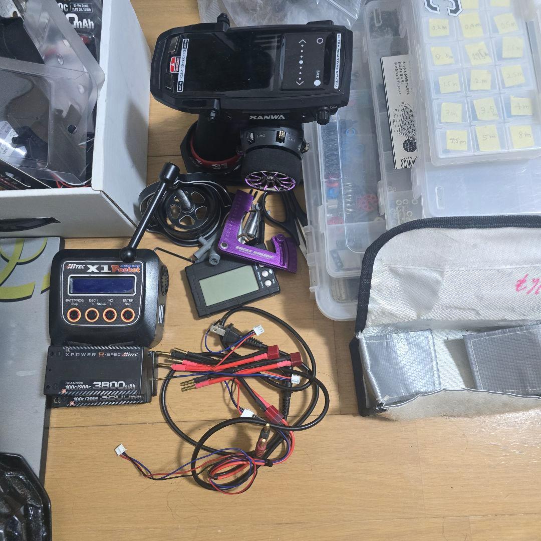 ラジドリフルセット TT-02コンバキット2駆ドリ SANWA M17