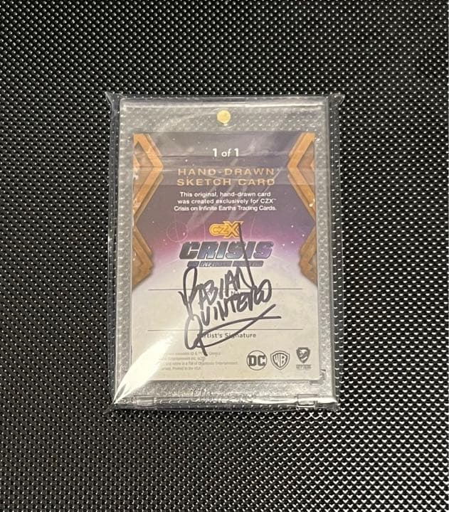 スケッチカード CZX sketchcard スーパーガール　油絵　アクリル