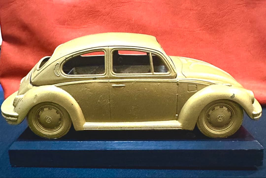 希少VW-Beetle ゴールド スチールシガレットケース