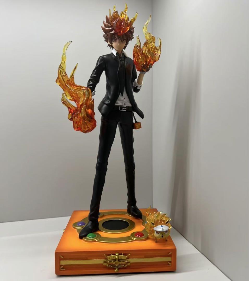 家庭教師ヒットマンREBORN! 沢田綱吉 ガレージキット ガレキ スタチュー③