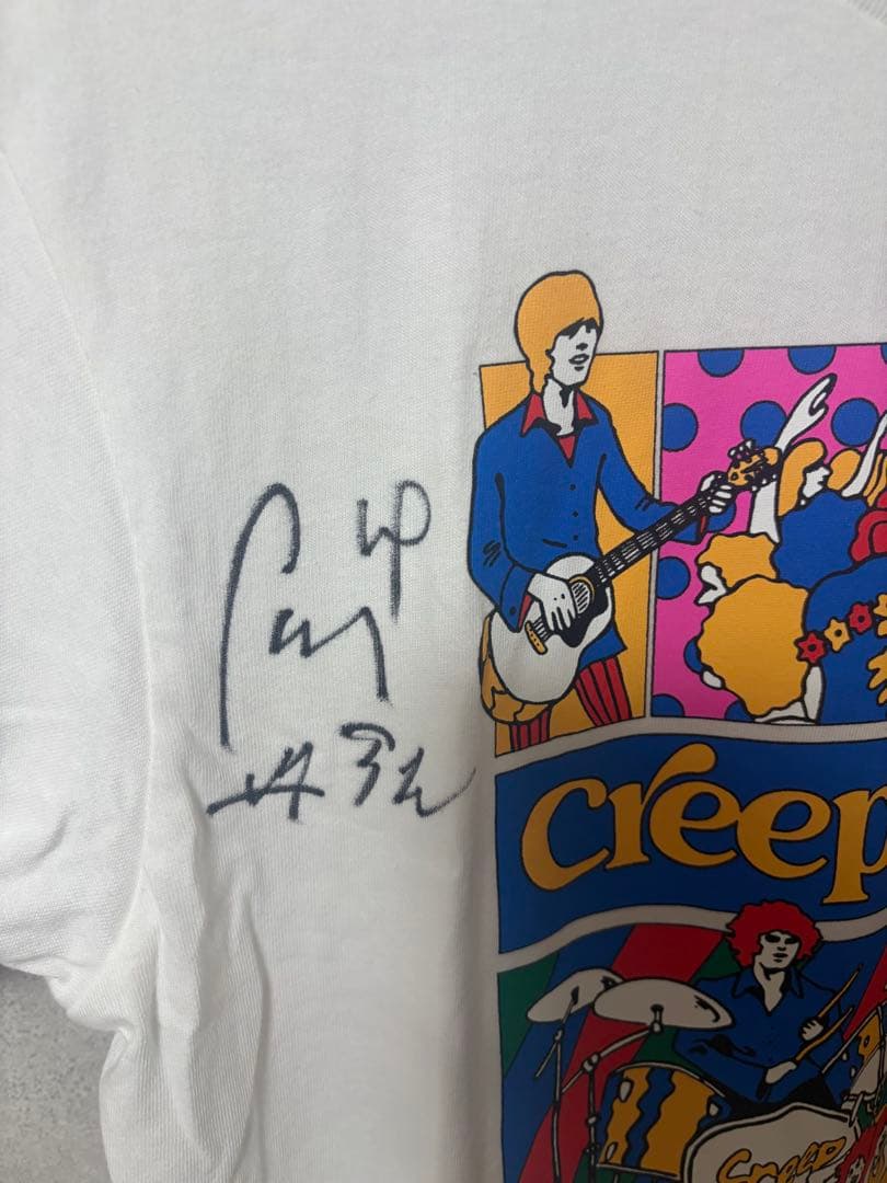 クリープハイプ 15周年 Kアリーナ 直筆サイン入りTシャツ