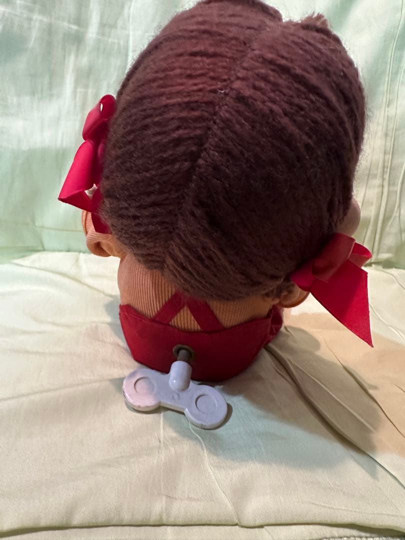 ぺこちゃん　人形　首振りオルゴール　レトロ