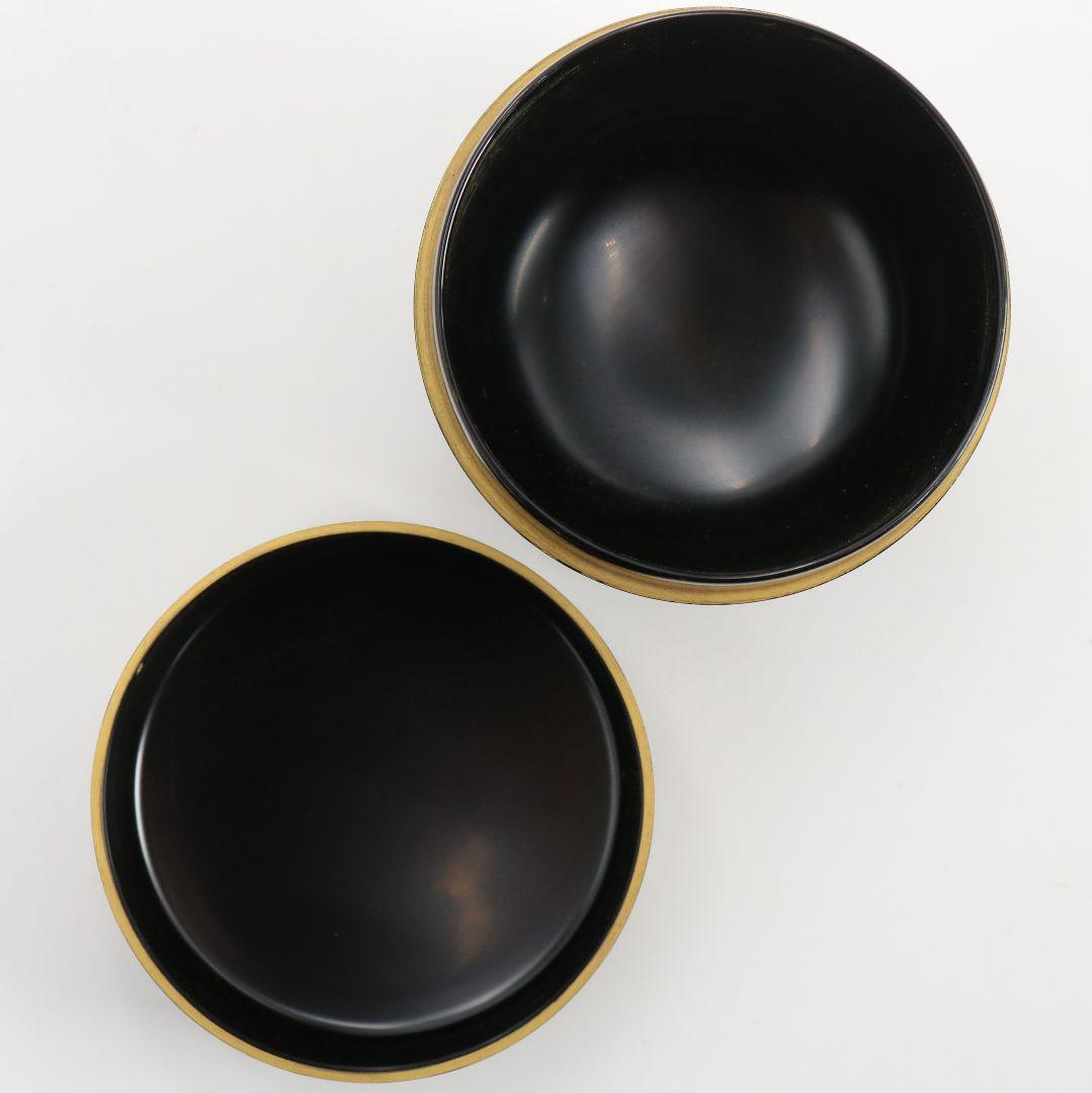 吉田祥雲作 総竹林蒔絵 大棗 茶道具 共箱　V925　N7