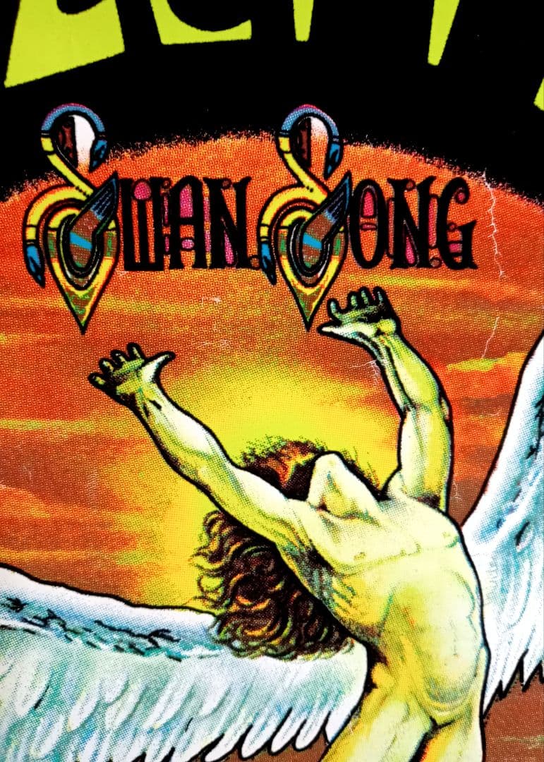 希少 90sビンテージ ベルベットポスター『SWAN SONG』 ツェッペリンC