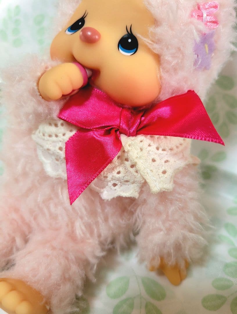 モンチッチ フラワーバニー チムたん Sサイズ　セキグチ　レトロ　ぬいぐるみ