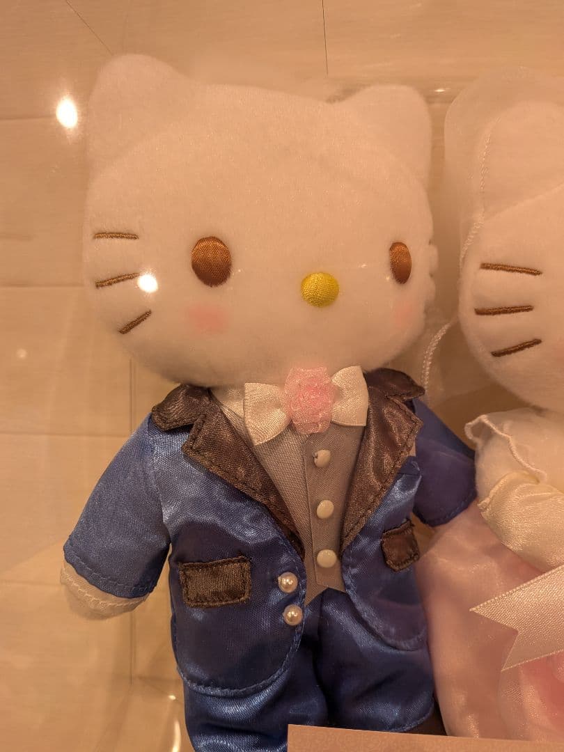 希少　ハローキティ　ウエディングドール　ダニエル　ぬいぐるみ　ピンクほっぺ
