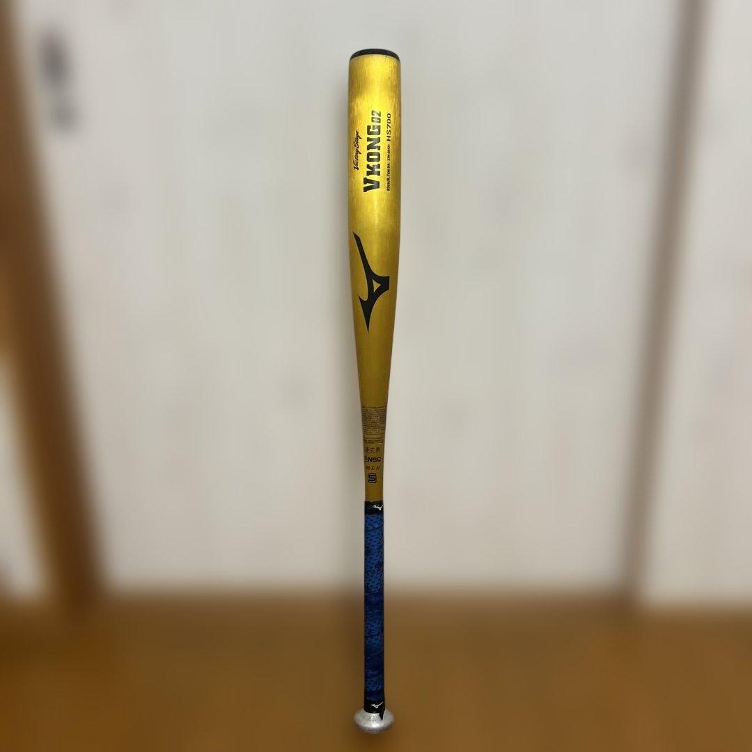 【中学硬式に最適】ミズノ一般硬式用金属バット Vコング02　83cm