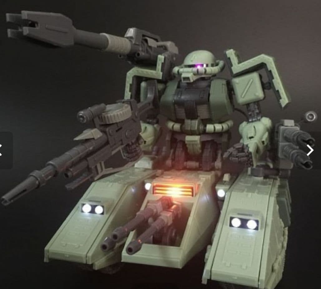 1/100 ザク タンク プラモデル 　ザクタンク 戦車 mg と同じ　サイズ