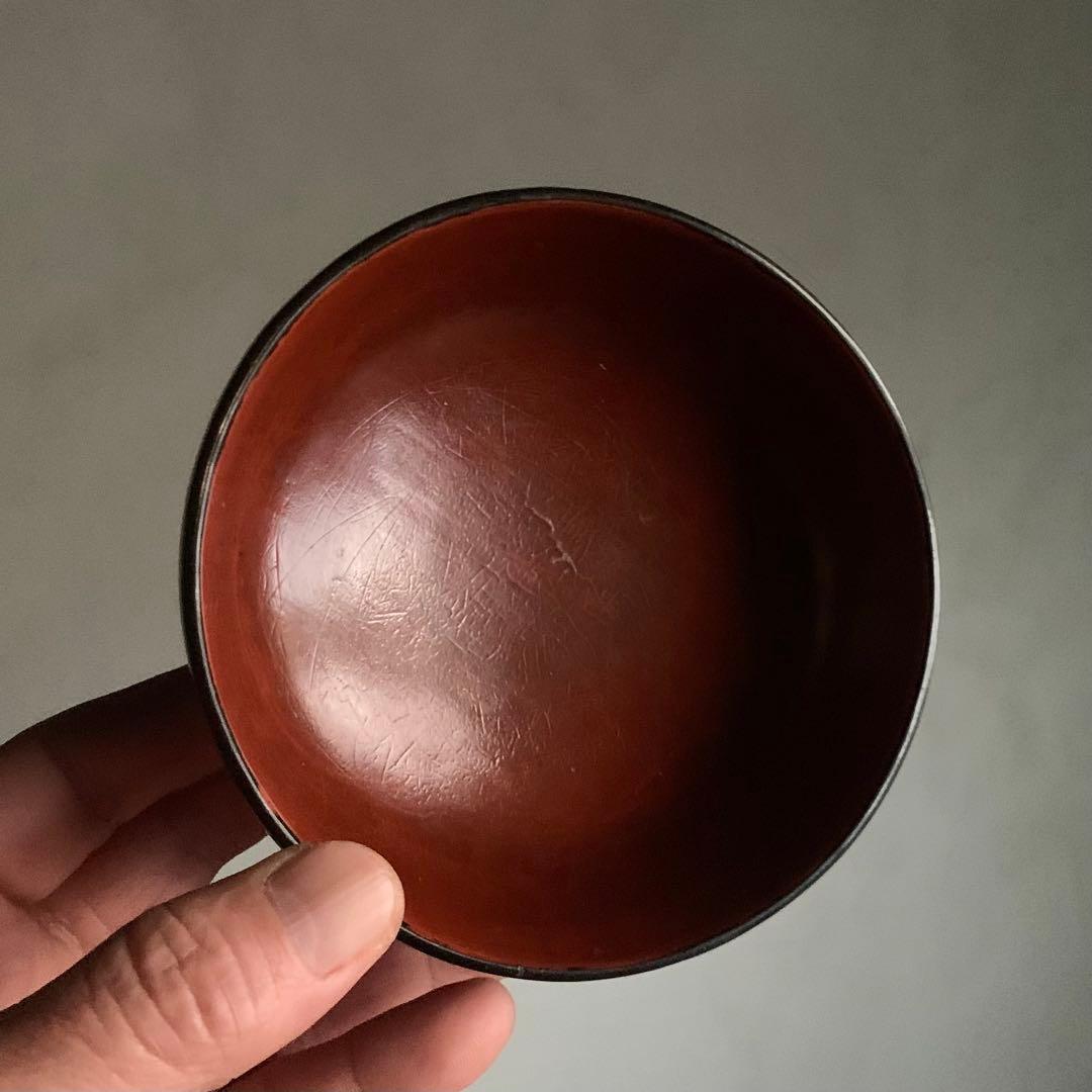 根来 胴紐椀 根来椀 豆子形椀 古美術 古道具 アンティーク