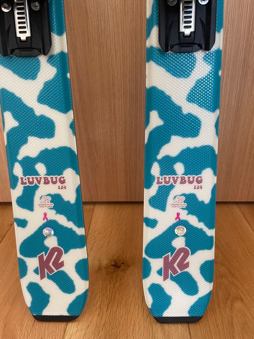 未使用新品 2023-24モデル　K2 Luv Bug スキー 124cm