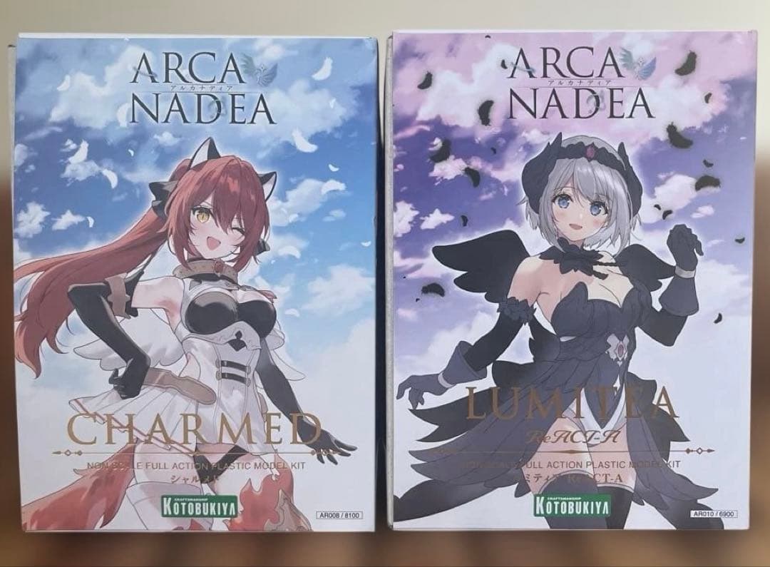 アルカナディア　シャルメド、ルミティア　プラモデル