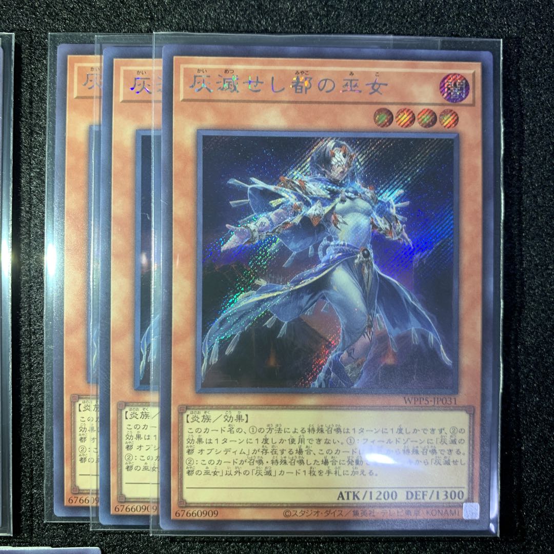 遊戯王　灰滅　シークレット　デッキパーツ　フルコン　高レア　ヴェイドス　滅亡龍