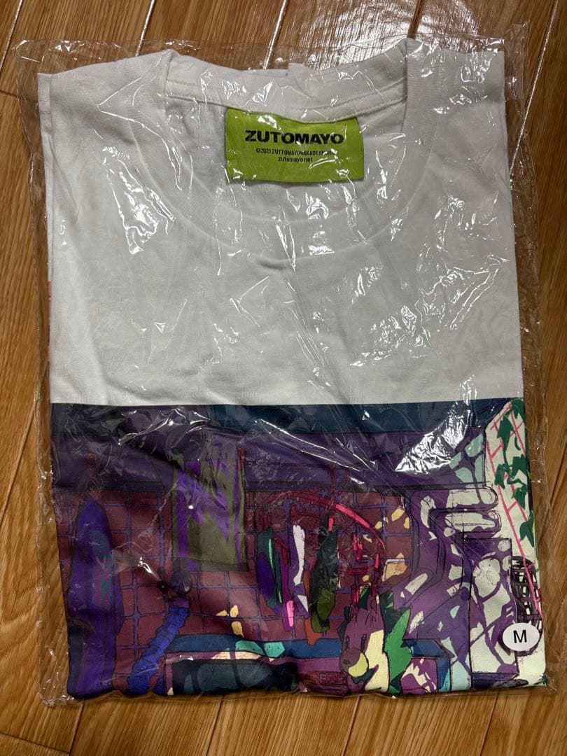 ずっと真夜中でいいのに。HP TOP TEE 白黒　Mサイズ
