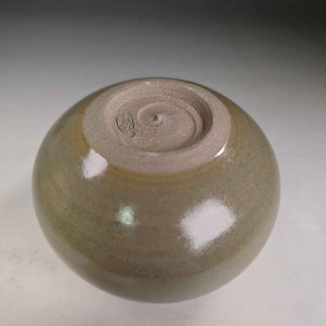 イ980 茶碗『松本学』『虫明窯　茶碗　共箱』抹茶碗　茶道具