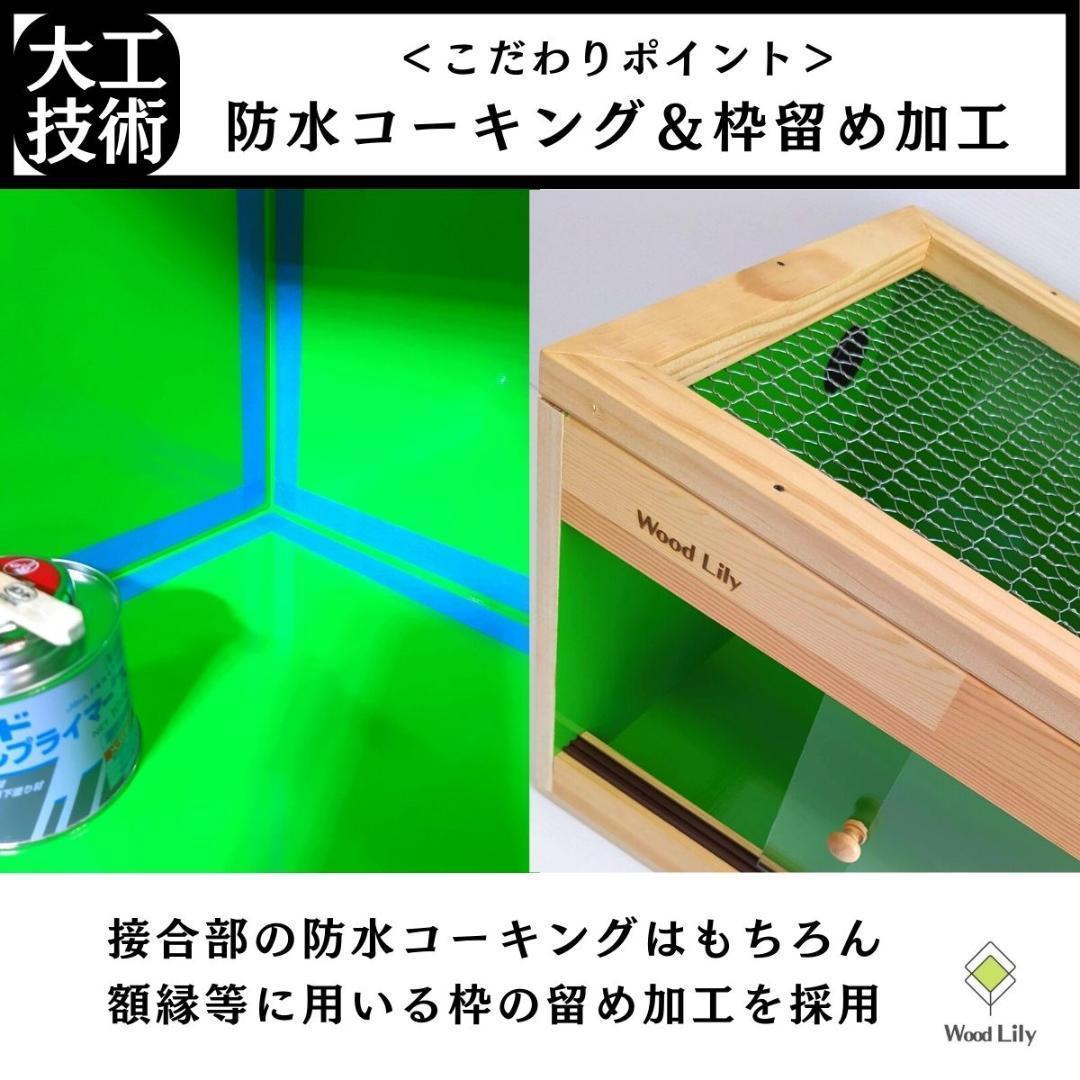 【アウトレット在庫売り切り】爬虫類ケージ 約600×300×300mm