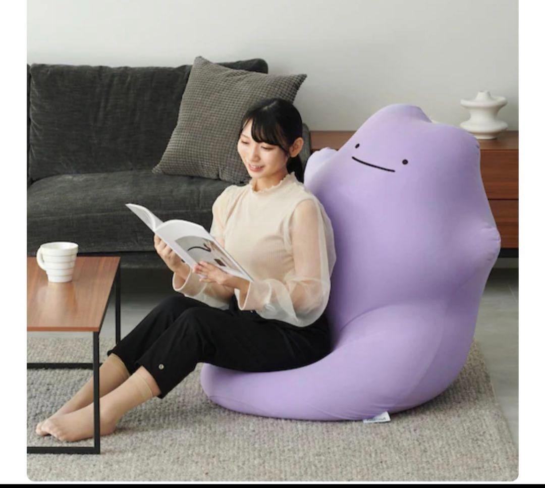 新品未開封 ポケモン メタモン ヨギボー クッションビーズソファYogibo