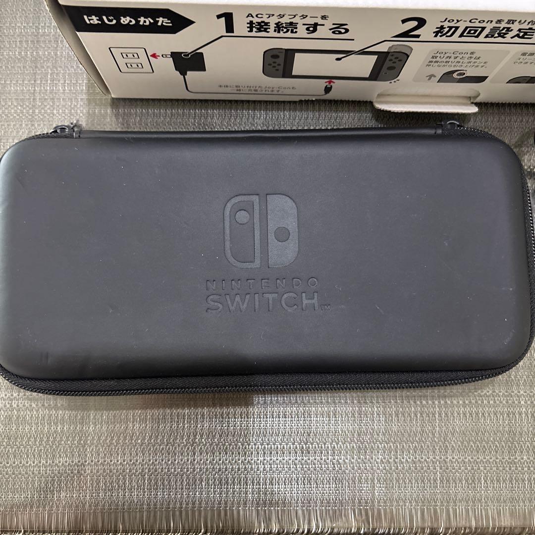 Nintendo Switch フルセット ブラック 充電器、本体ケース付き