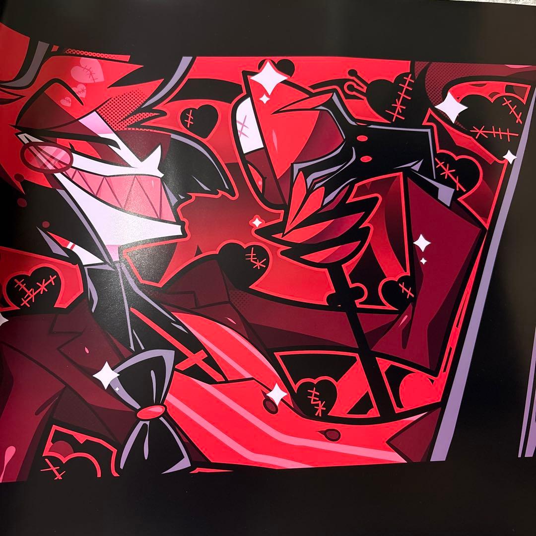 ハズビンホテル　Hazbin hotel アラスター　バレンタイン　ポスター