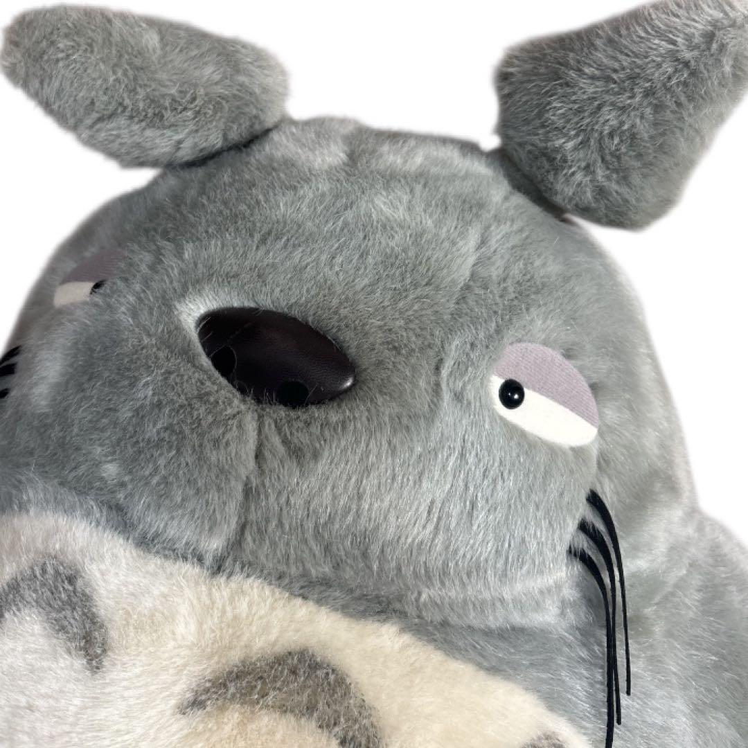 【希少】となりのトトロ 大トトロ お昼寝クッション グレー　ぬいぐるみ