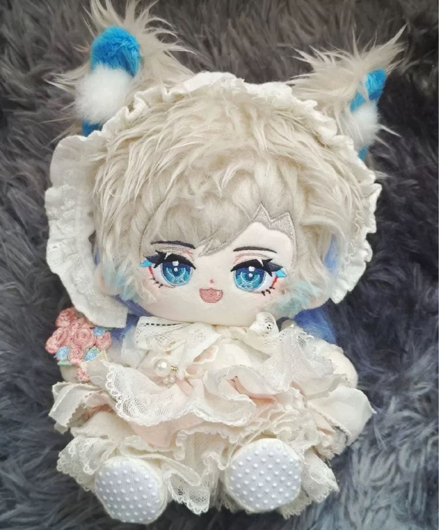 《金髪青メッシュ青目》大人気な激レア可愛い着せ替えぬいぐるみ《20cm》